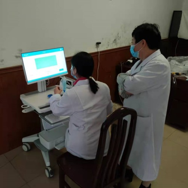 信陽市羊山新區(qū)某社區(qū)衛(wèi)生服務(wù)中心采購科進品牌超聲骨密度儀產(chǎn)品